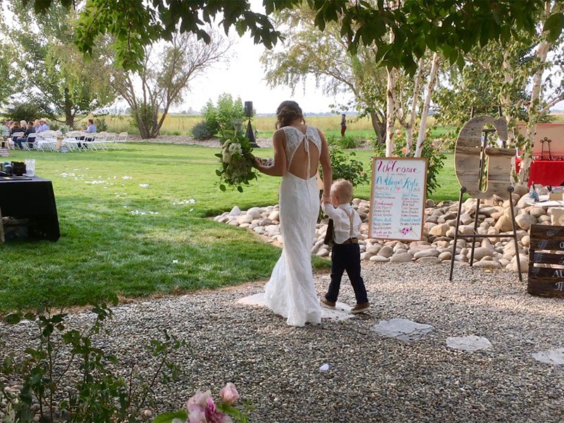 Bride with Ring Bearer