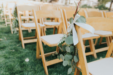 Outdoor Wedding setup and ready for guests